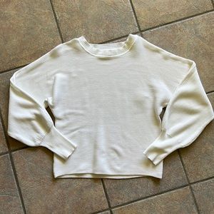 Small White long sleeve sweater